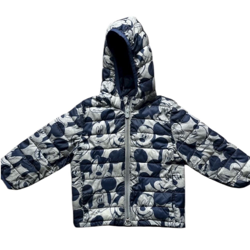 GAP Disney Toddler Puffer Jacket in Blue 2t